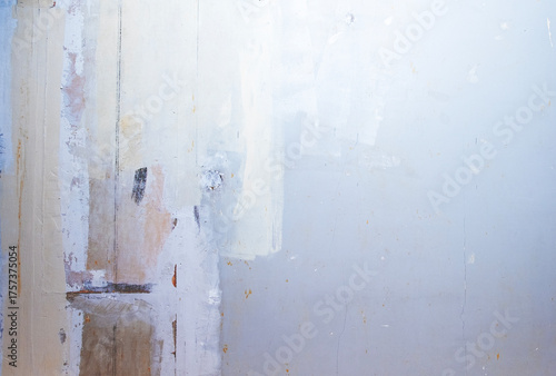 Light old plastered wall with copy space.
