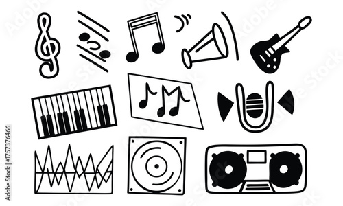 music vector design bundle