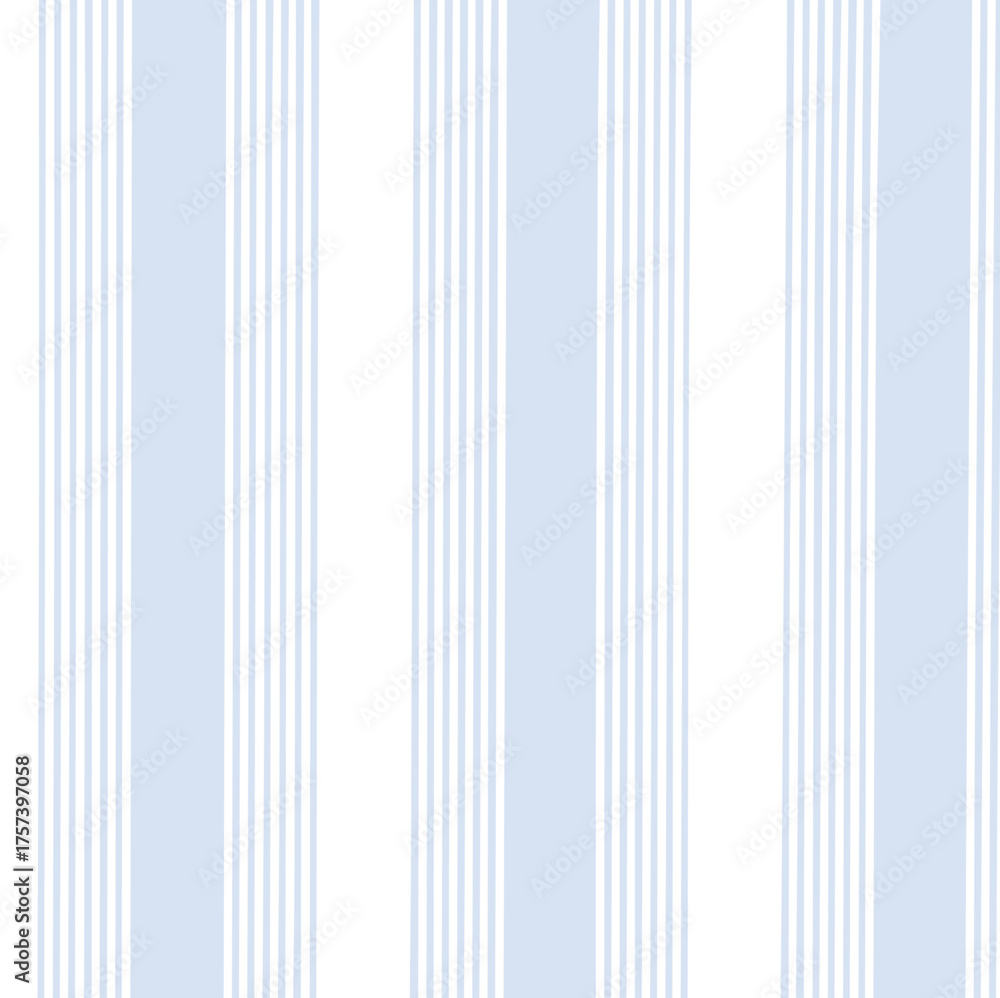 Obraz premium Pink striped pattern, girly stripe seamless background, cute pastel wavy lines. Vector stripes, baby hand draw doodle lines backdrop