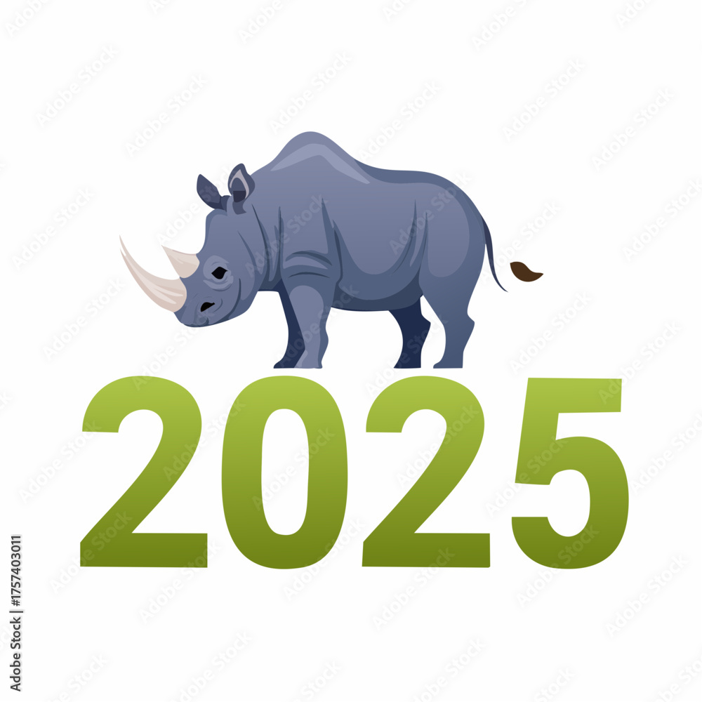 Naklejka premium 2025