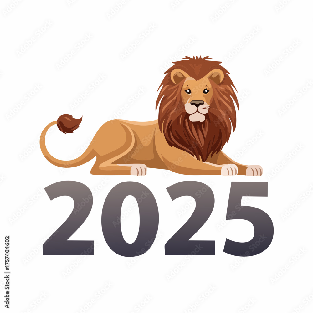 Naklejka premium 2025