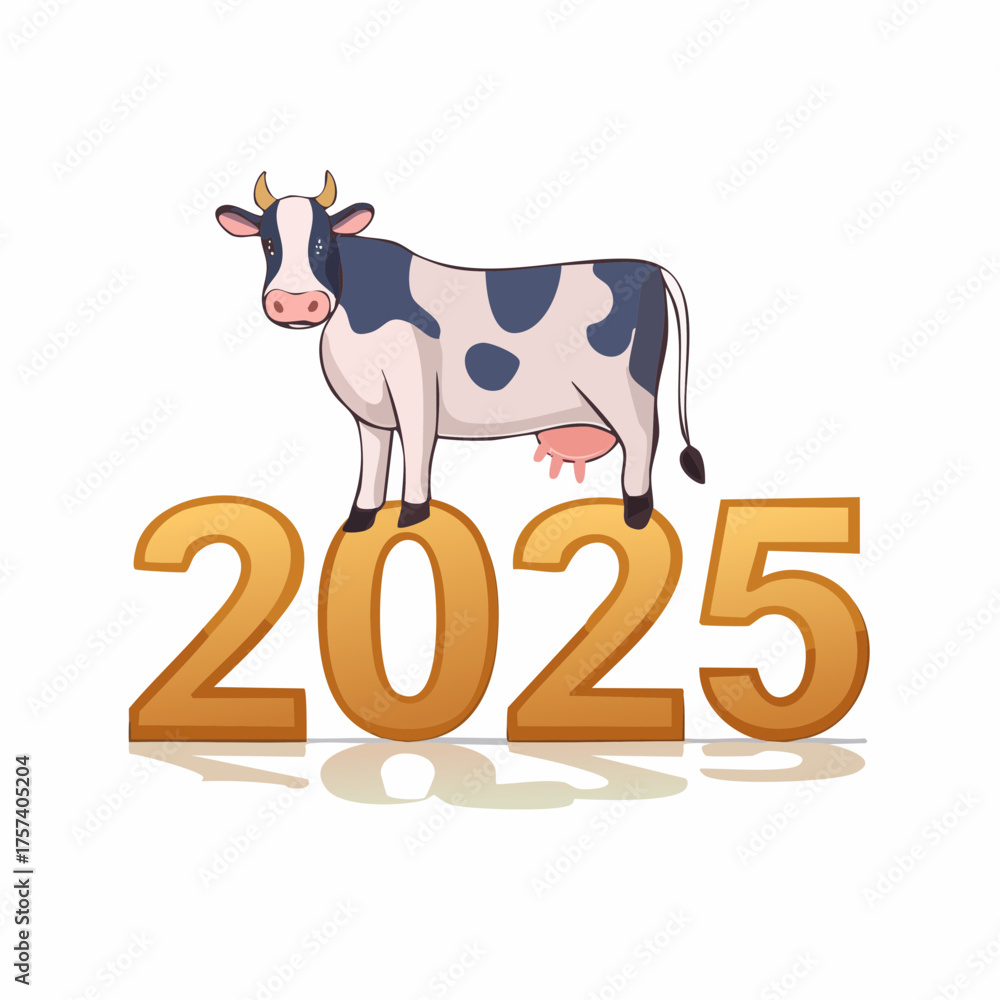 Naklejka premium 2025