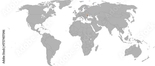 Moldova Vector Map Outline SVG