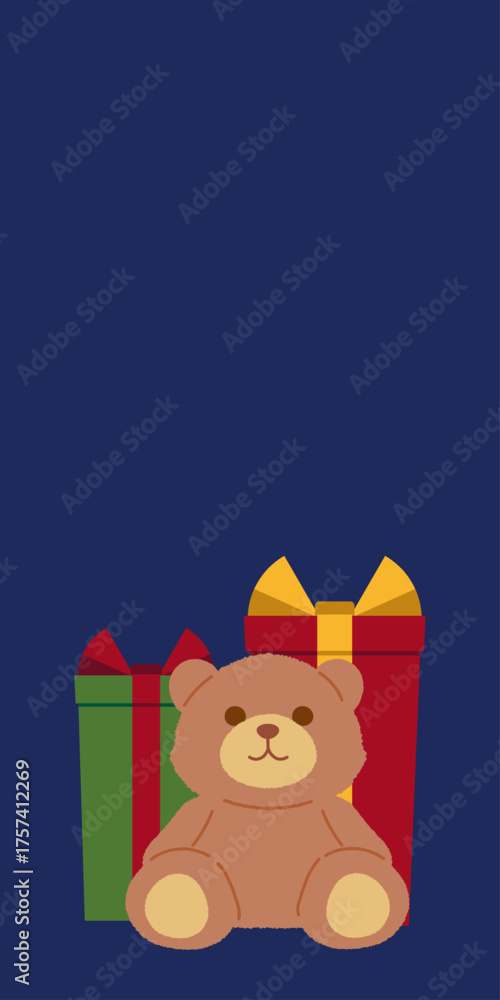 Obraz premium クリスマスプレゼントのイラスト