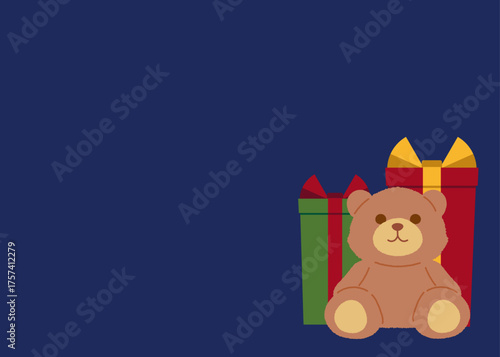 クリスマスプレゼントのイラスト