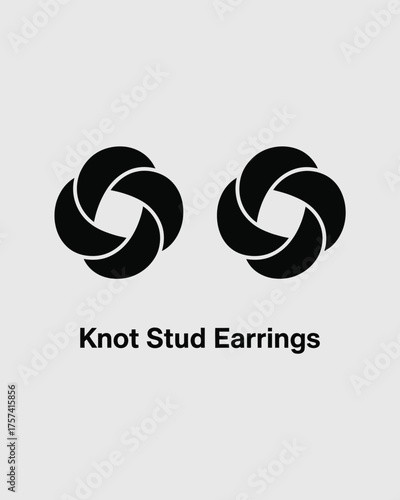 Elegant knot earrings for a touch of classic style, these modern stud earrings add understated sophistication to any look, perfect for everyday wear or a special occasion, minimalist jewelry design