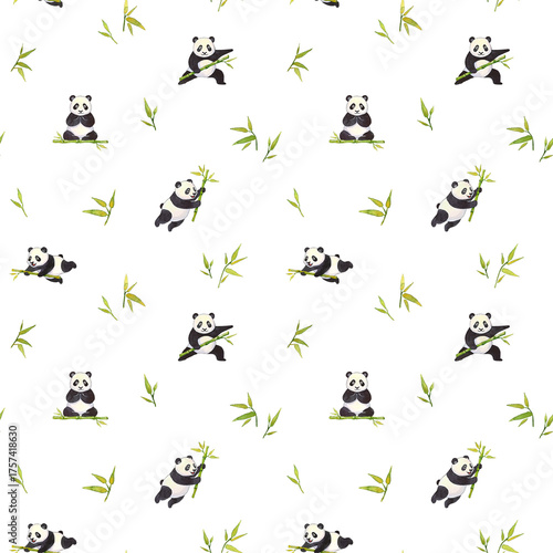 Pattern Panda bamboo