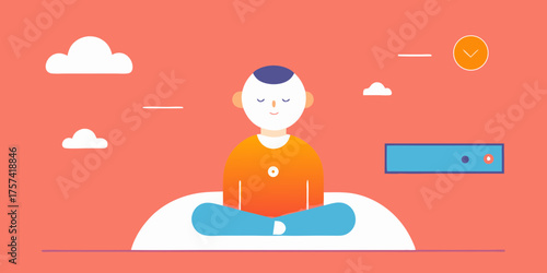 Mindfulness Breathing App Interface Design