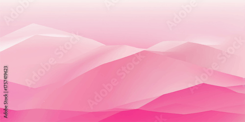 Pink abstract background with rose petals and soft wavy texture