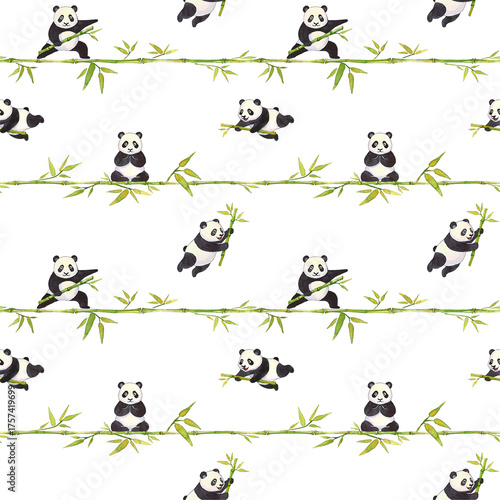 Pattern Panda bamboo