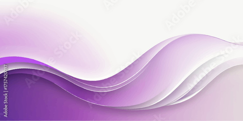Abstract pink and purple wave design wallpaper with flowing light lines and curved texture