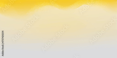Abstract yellow and orange watercolor grunge background with bright sun illustration
