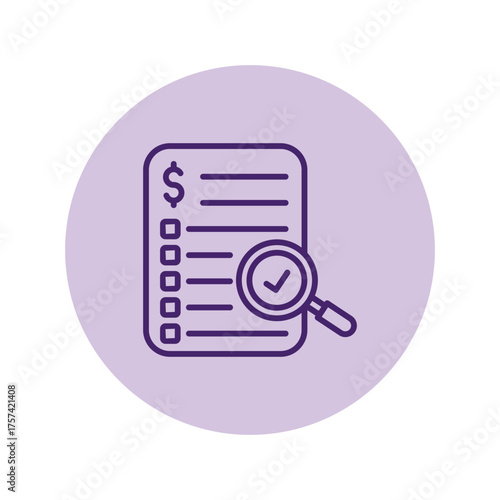 Financial Audit pentaglow , vector, pixel perfect, illustrator file 
