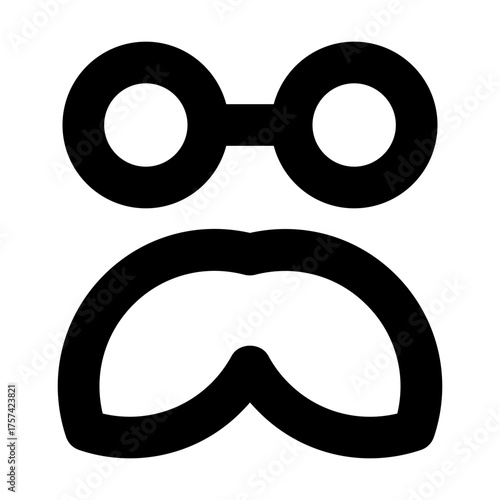 Mustache Outline Icon