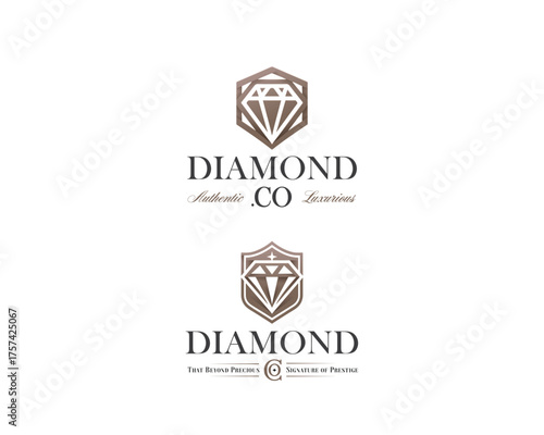 luxury diamond store logo