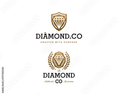 luxury diamond store logo