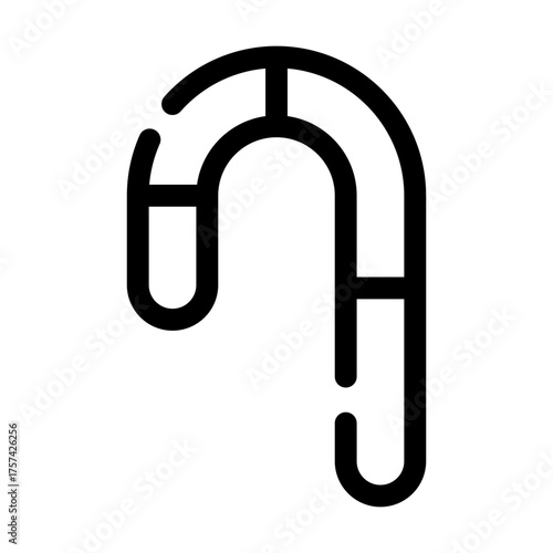 Lolipop Icon Broken Line
