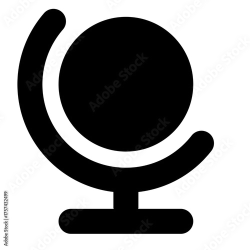 Globe Filled Icon Vector