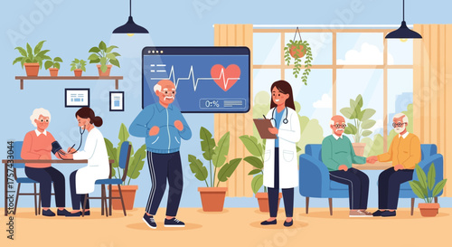 Senior Healthcare and Wellness Monitoring at Home with Dedicated Medical Professionals