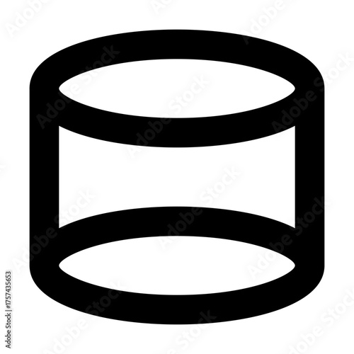 Cylinder Outline Icon