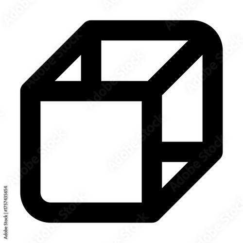 Cube Outline Icon