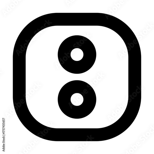 Divided Outline Icon