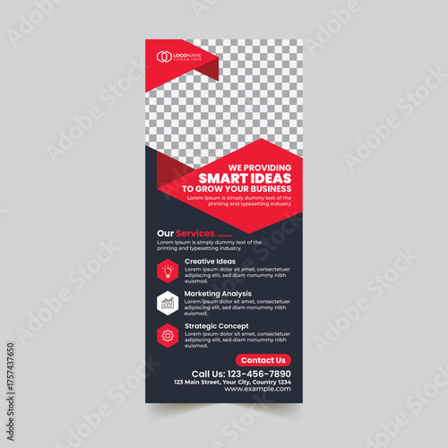 Professional Modern Corporate Business Roll-Up Banner Template