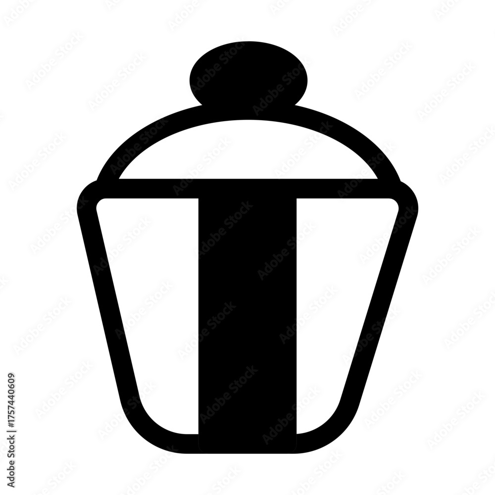 Fototapeta premium Cake Icon Filled