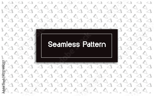 Triangle food seamless pattern background design