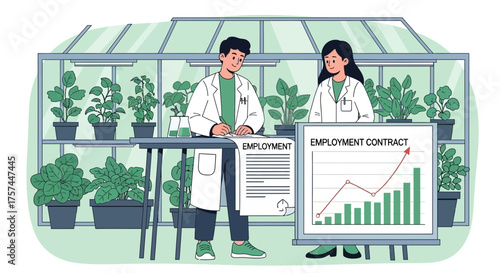 Innovative agricultural contracts boosting workforce growth in greenhouse research