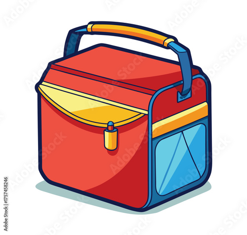 Vibrant Orange Hiking Boots Illustration Detailed Vector Design for Outdoor Adventure and Mountain Exploration, Depicting Sturdy Footwear Ideal for Trekking, Hiking, and Mountaineering Activities