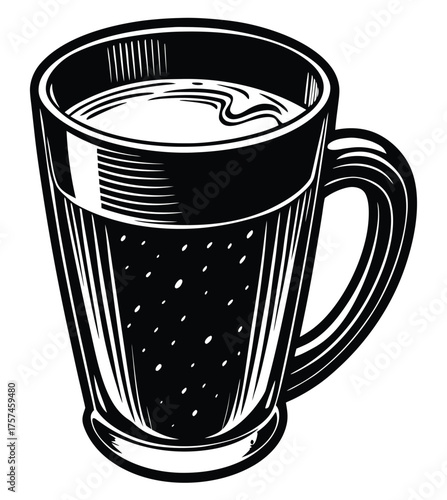 vector illustration of coffee and tea cups
