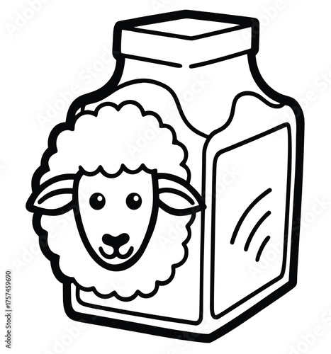 Illustration of a rolled-up sleeping bag, a portable and comfortable outdoor sleeping solution perfect for camping trips, hiking adventures, and overnight stays under the stars