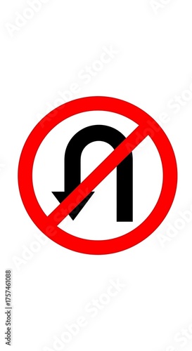 No u turn road sign traffic symbol driving safety rules and regulations transportation guidance Free Download No u turn road sign traffic symbol driving safety rules and regulations transportation guidance - GFXLoad