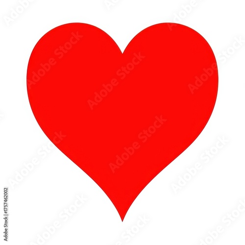 Vibrant red heart shape symbol for love romance valentine's day celebration Free Download Vibrant red heart shape symbol for love romance valentine's day celebration - GFXLoad