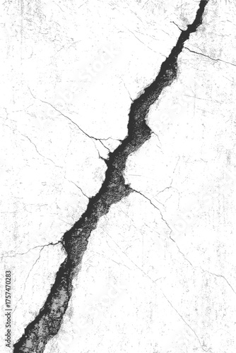 White marble texture with a single black crack line, ideal for minimalist backgrounds, architecture renders, or print design projects.