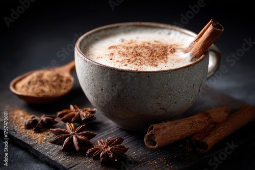 Steamy White Cup of Turkish Salep