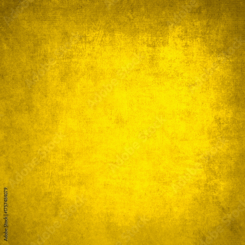 Yellow grunge wall for texture background
