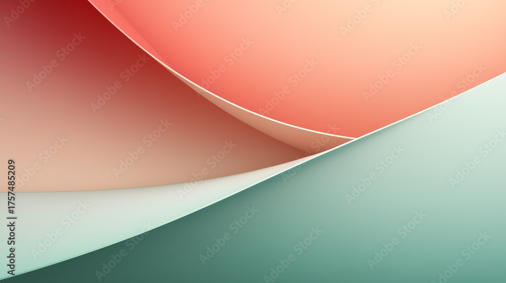 Obraz premium abstract background, light red, cyan