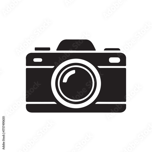 camera silhouettes icon. Photography camera. Photo camera icon. vector illustration EPS 10