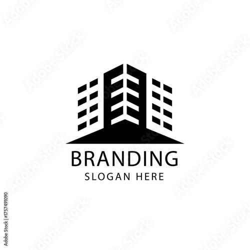 New real estate and construction logo