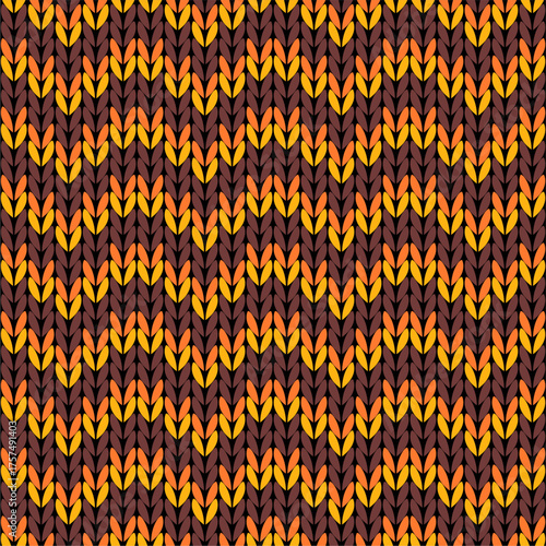 Knitted background pattern wallpaper knitting decorative print handmade textile knitting handiwork	