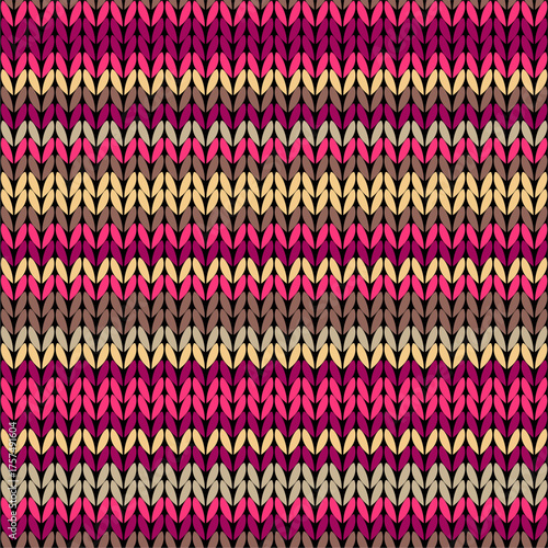 Knitted background pattern wallpaper knitting decorative print handmade textile knitting handiwork	