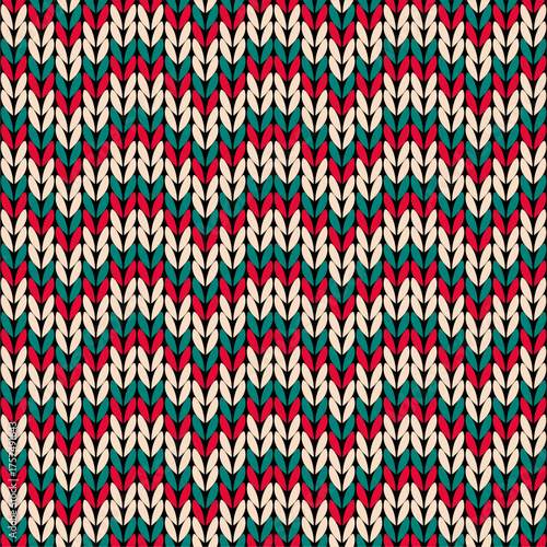 Knitted background pattern wallpaper knitting decorative print handmade textile knitting handiwork	