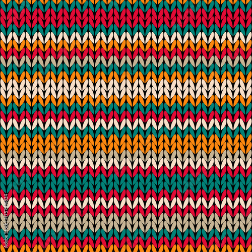 Knitted background pattern wallpaper knitting decorative print handmade textile knitting handiwork	