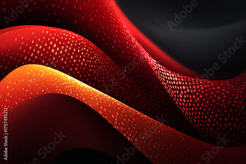 Dynamic Abstract Red Vector Background – Modern Graphic Design and Creative Concept