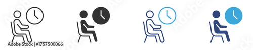 rest time icon set, Lunch Break icon , vector illustration .  