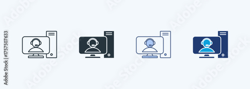 Virtual Assistant Multiple Style Icon