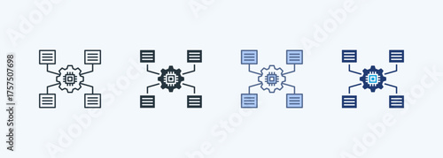 Natural Language Processing Multiple Style Icon