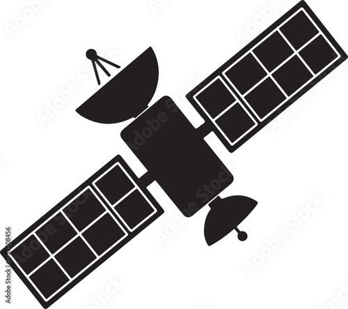 Satellite icon, satellite dish antenna vector, antenna, satellite and satellite dish icon